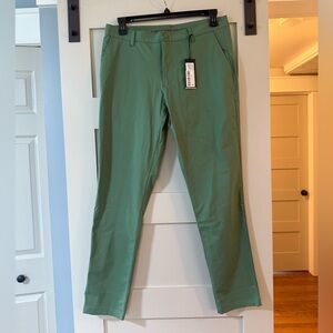 NWT RHÔNE Men’s Slim Commuter Pants - Dark Ivy